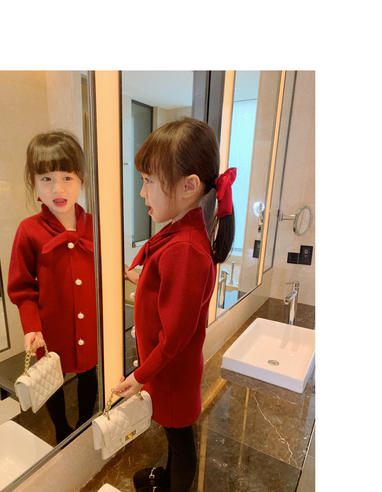 Amybaby семья из троих детской одежды красный китайский Новый год семья Пакет мать и дочь Пакет юбка девочки ребенок Канун Нового года amybaby 