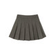 Amybaby girls skirt 2024 new spring and autumn children's simple versatile solid color style college pleated skirt