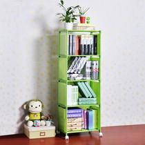 Bookshelf landing Childrens bookshelf storage fashion simple style movable assembly bookshelf shelf