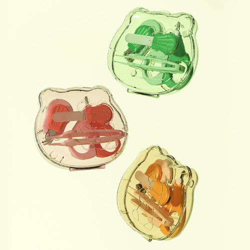 Детские маникюрные кусачки, безопасный комплект для новорожденных, ножницы