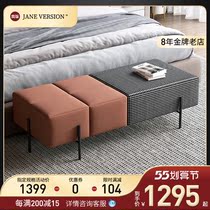 Fancy Bed Tailstool Storage Door Hall Changing Shoes Clothing Shoes Shop Sofa Tech Cloth Pedaling Footrest Stool Light Extravagant stool