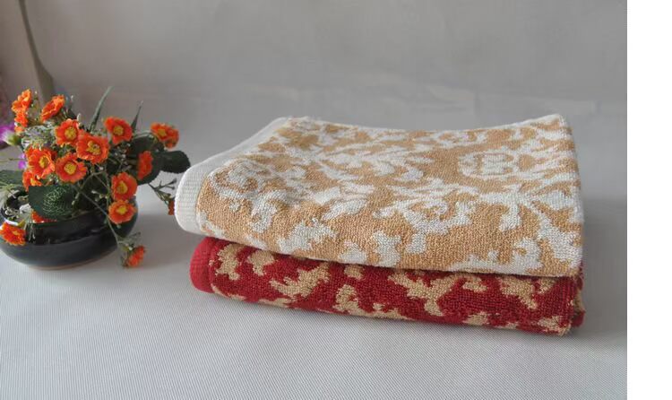 Khăn gối bằng sợi tre Khăn gối dày Tăng khăn gối đỏ Khăn gối đôi vài chiếc khăn gối đơn thoải mái không dính da - Khăn gối khăn trải gối