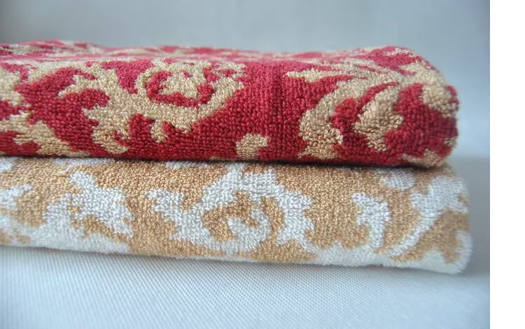 Khăn gối bằng sợi tre Khăn gối dày Tăng khăn gối đỏ Khăn gối đôi vài chiếc khăn gối đơn thoải mái không dính da - Khăn gối khăn trải gối
