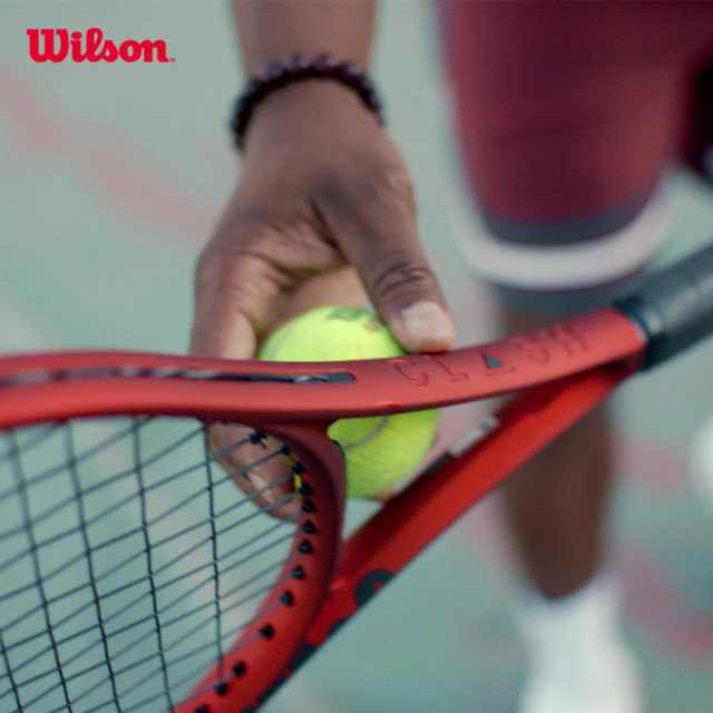 Wilson ຢ່າງເປັນທາງການ CLASHV2 ຊຸດ tennis ມືອາຊີບສໍາລັບຜູ້ໃຫຍ່ racket ມືອາຊີບ carbon carbon fiber ເຕັມ