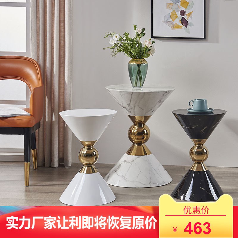 Minimalist creative fashion sofa corner a few Nordic light lavish small round a few living-room mobile sides a few small tables small tea table