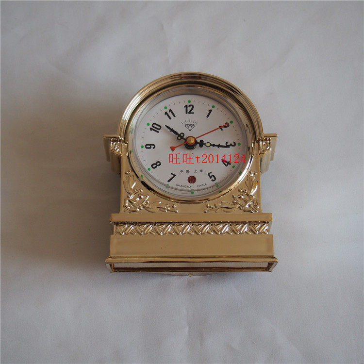 Diamond brand Golden Shell mechanical alarm clock nostalgic collection horseshoe watch export style