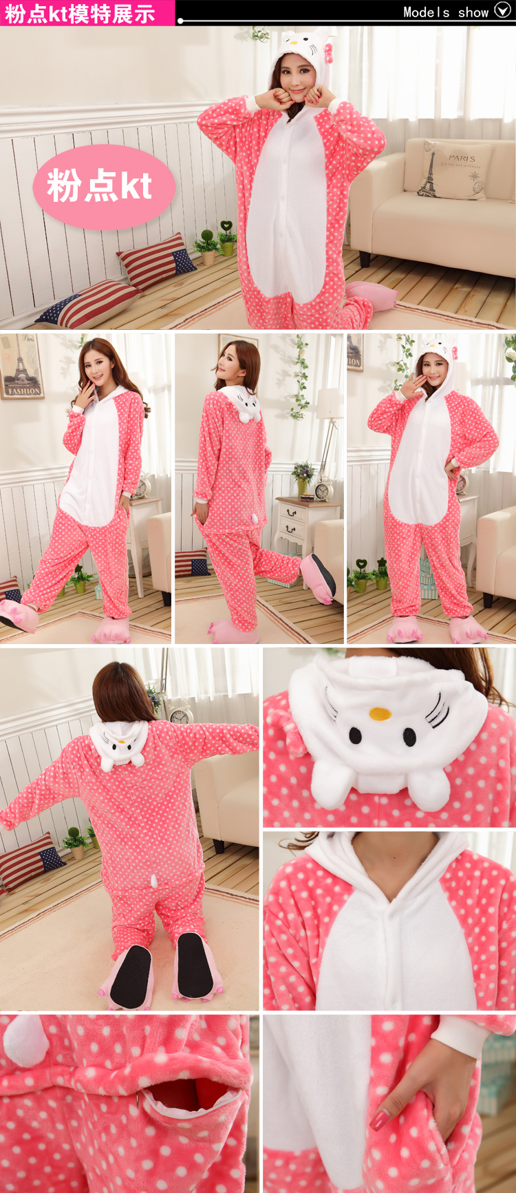 Halloween đàn ông và phụ nữ flannel dày xanh khủng long phim hoạt hình động vật đồ ngủ một mảnh đồ ngủ cha mẹ ấm áp phục vụ nhà đêm kiểu đồ bộ