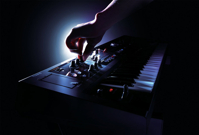 Roland Roland điện tử Synthesizer VR-09 VR09 âm nhạc Workstation 61-key sống chơi bàn phím piano điện
