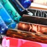 Акриловая палка Цвет цветочных цветов, сигарета, дым, стальные круглые шарики, палочка с давлением чай