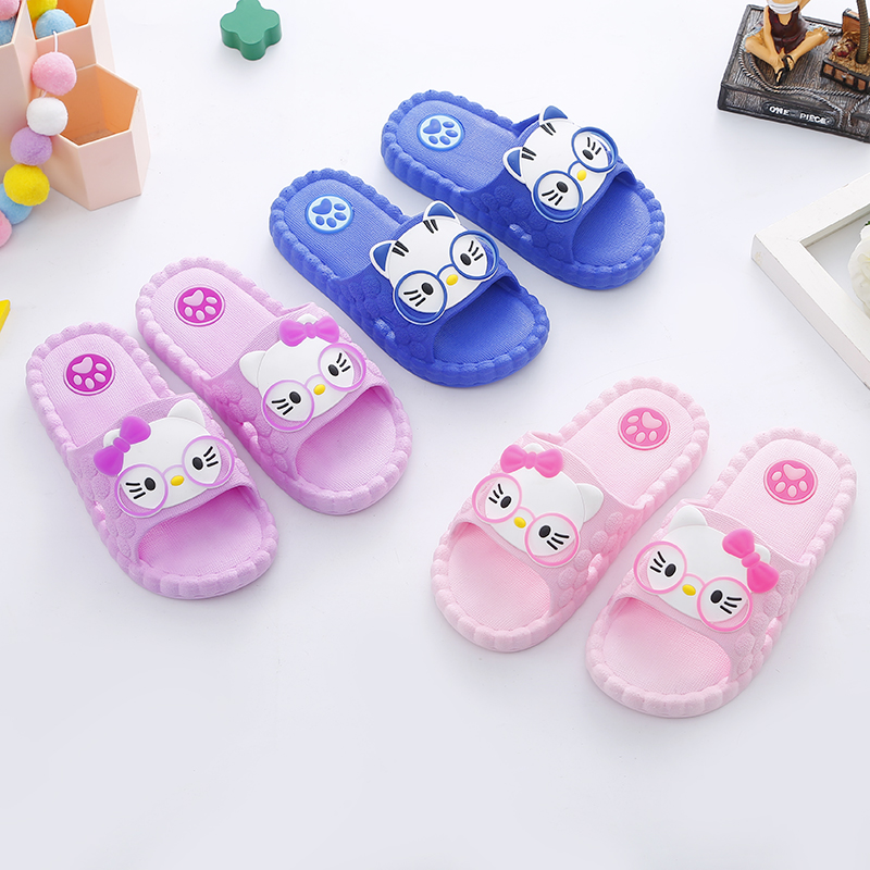 2020 Korean children's slippers summer children's home slippers boys ...