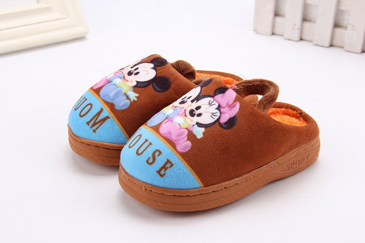 Chaussons enfants en coton pour hiver - semelle tendon - Ref 1013632 Image 13