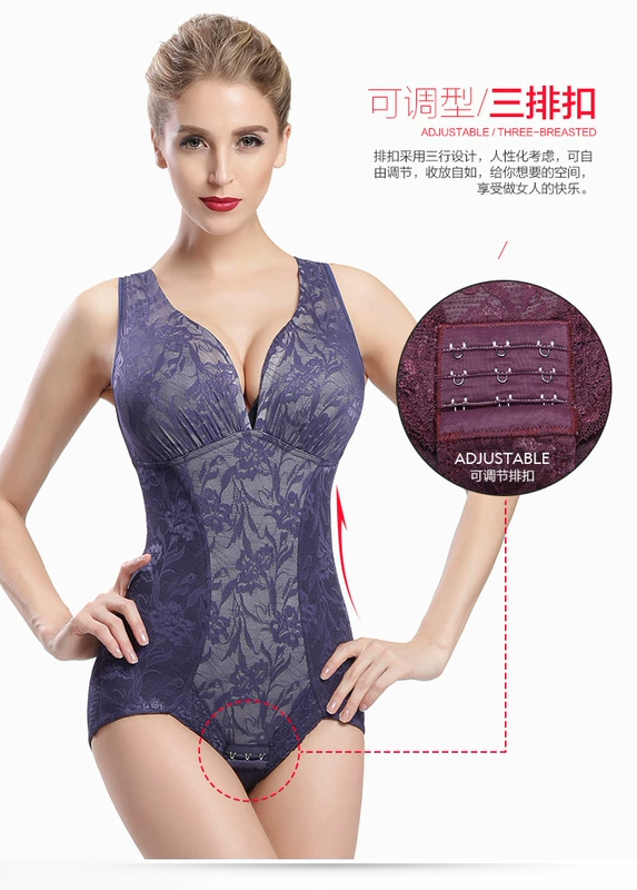 Mỏng hơn so với phiên bản nâng cao của áo corset nữ liền bụng sau sinh corset eo hông định hình đồ lót corset mùa thu - Một mảnh