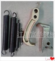 Oil barrel clamp spring accessories repair large medium small spring single olecranon double hawkbill forklift oil barrel clamp