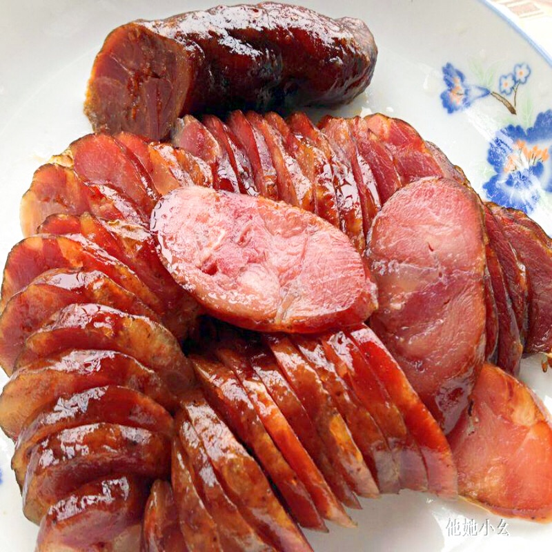 Open bag ready-to-eat snacks cooked sausage cooked sausage Sichuan authentic specialty handmade broad-flavored Cantonese-style five-spice not spicy smoked