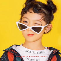 New childrens styling glasses triangle catwalk street photography props girl tide decorative goggles