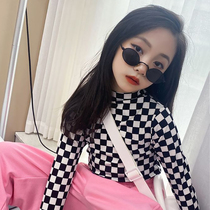 Children models styling personalities with small lenses glasses children rugged and stylish Stylish Ocean Air 100 hitch