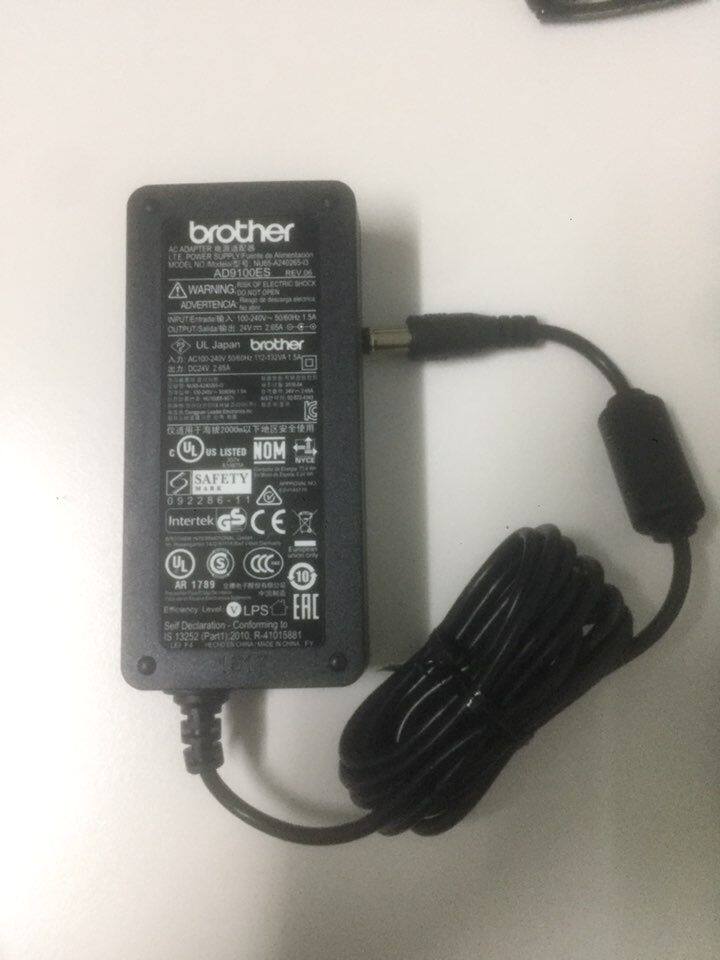 Brother PT-P900 P900W P950NW Label Power Adapter 24V Power Cable
