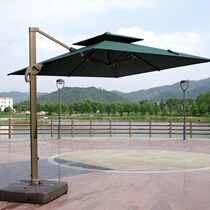  Outdoor parasol Big sun umbrella stall courtyard umbrella Outdoor umbrella Folding balcony beach umbrella Aluminum sunscreen Roman umbrella