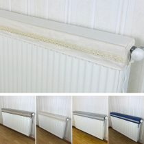  Fabric anti-blackening wall heating cover Old-fashioned radiator anti-baking cover dust-proof decorative cover Simple radiator cover