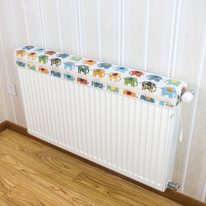 Heating cover custom radiator cover dust-proof, smoke-proof and black-fired cloth cover (little elephant) full of colors