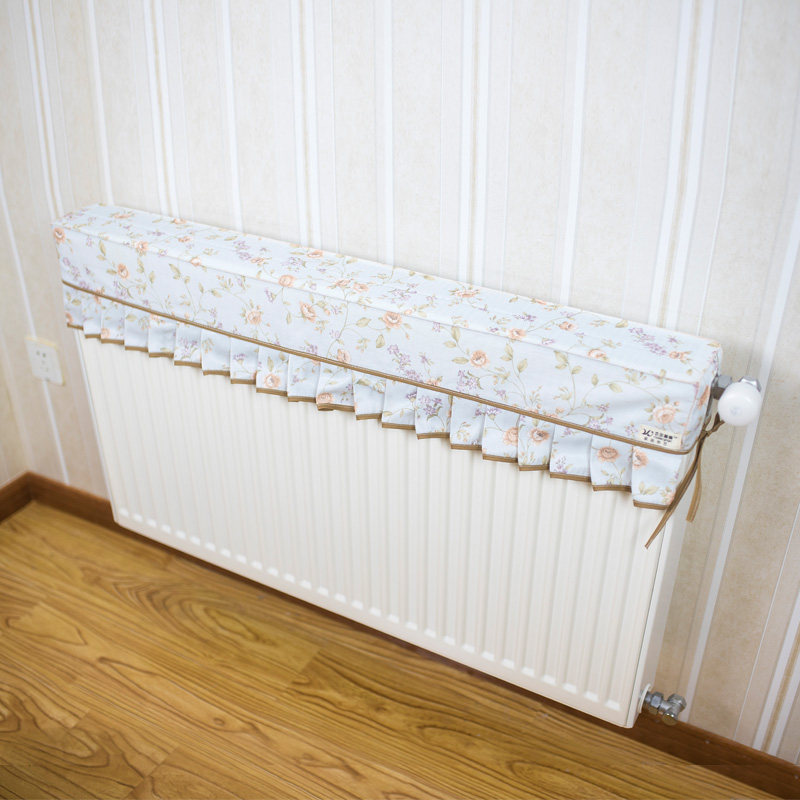 Pure cotton radiator cover radiator dust cover heating cover anti-smoke Wall new film Old film can be ordered