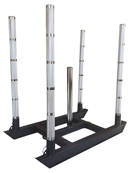 Fitstyle Fitness Sled School Fire Department Gym Push-Pull Sled Resistance Sled Pull Rope Barbell Set