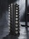 Pure Steel Electroplated Dumbbells 1.0~10kg Set for Women, Children, Students, Yoga, Gym, Home Use, Ten Dumbbell Rack Set