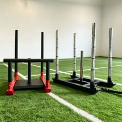 Fitstyle Fitness Sled Track and Field Training School Fire Department Gym Push-Pull Sled Weight-Bearing Resistance Cart