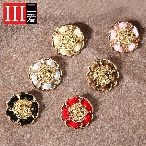 Металлические бархатные тканевые пуговицы, пижама подходит для мужчин и женщин, куртка, свитер