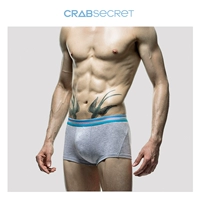 Crab Secret Quần lót nam Cotton Đồ lót nam Boxers Thanh niên Thể thao Sexy Quần thoáng khí Góc quần lót đùi nữ