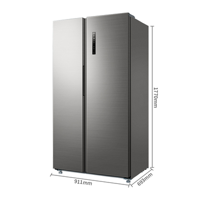 美菱冰箱556升家用对开门双门变频风冷无霜智能电冰箱一级节能
