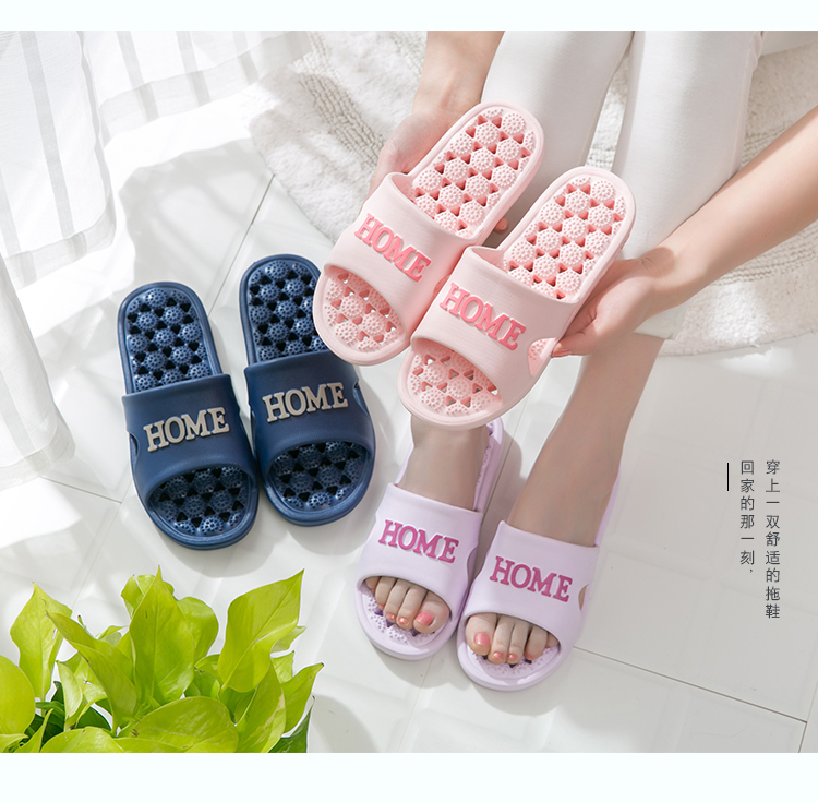 Mùa hè dép phòng tắm tắm nhà trượt rò rỉ nữ nội thất nhà dép nhựa và dép đi trong nhà cặp vợ chồng massage nam mùa hè - Trang chủ dép mang trong nhà hình thú