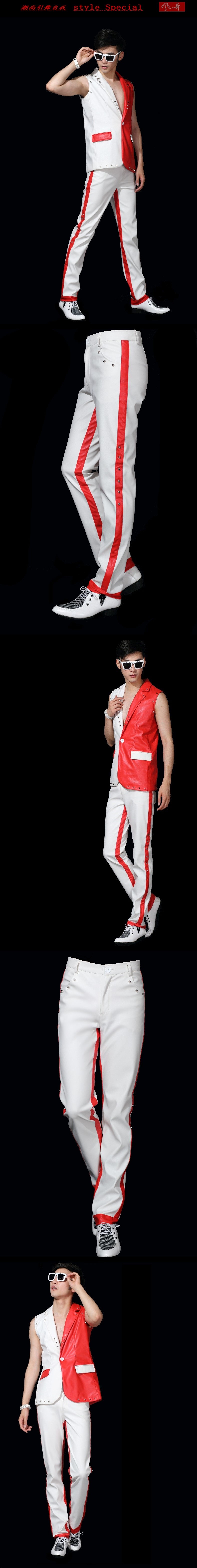 Pantalon cuir homme serré - Ref 1478935 Image 3