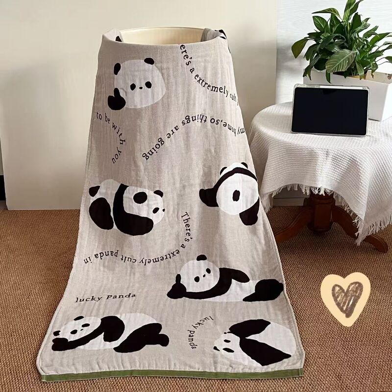 New Gauze Large Bath Towel, Cute Pure Cotton, Soft Bath Wrap for Men and Women, Absorbent Bathroom All-Cotton Beach Towel New Gauze Large Bath Towel, Cute Pure Cotton, Soft Bath Wrap for Men and Women, Absorbent Bathroom All-Cotton Beach Towel