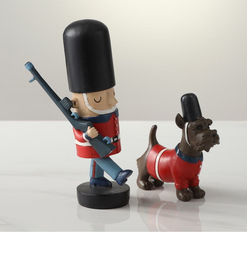 Nutcracker bù nhìn người lính trang trí nhà sáng tạo phòng khách TV tủ trang trí phòng hiển thị đạo cụ chụp trang tri phong tro