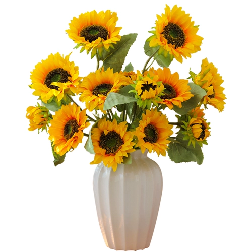Подсолнечная симуляция цветочные качели гостиная.