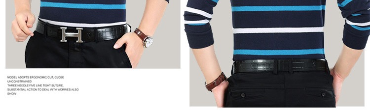 Mùa thu nam tay dài áo thun sọc áo polo lỏng lẻo kích thước lớn áo thun cotton trung niên nam áo thun polo