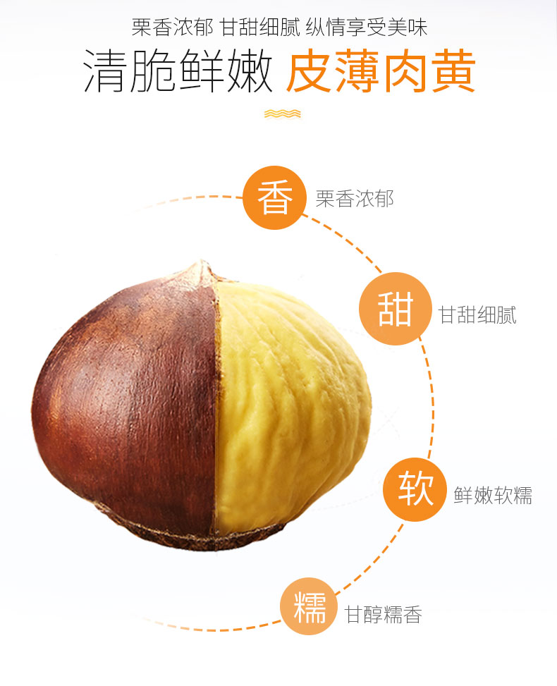 陕西特产 秦岭野生板栗 5斤 图3