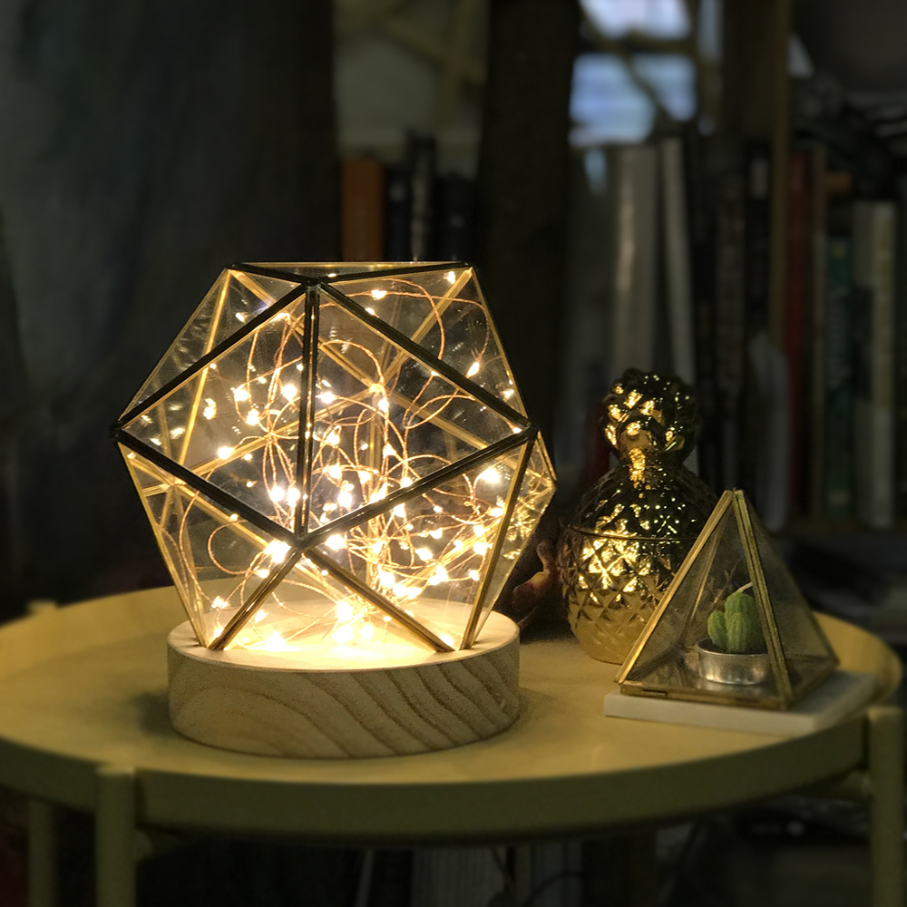 Usd 112 16 Glass Cover Solid Wood Brass Table Lamp Retro Romantic