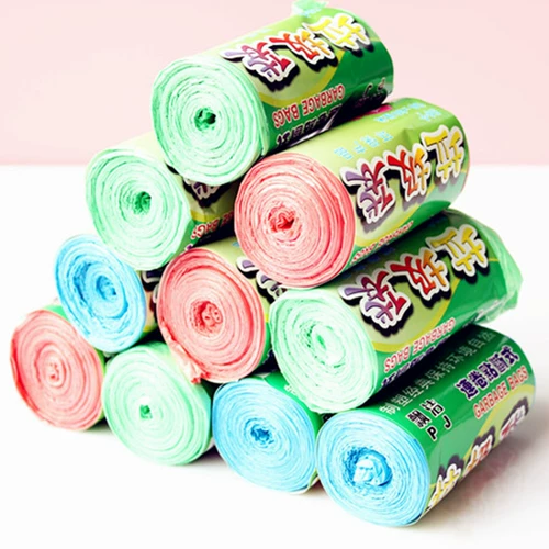 Одноразовый пластиковый мусорный мешок для домашнего использования, увеличенная толщина