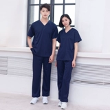 Униформа врача подходит для мужчин и женщин, раздельный эластичный комплект, коллекция 2022, короткий рукав