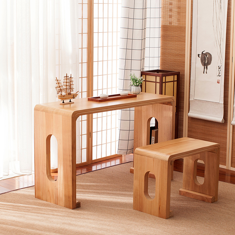 Inexplicate Burning Tung Wood Imitation Guqin Resonance Guqin Table Solid Wood Organ Table of Guoqin Guqin Table Calligraphy Table Calligraphy Table Tea Table