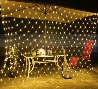 Low voltage 24Vled fishing net lattice lights flashing lights Full of Sky stars outdoor waterproof paving grass festival wedding net lights