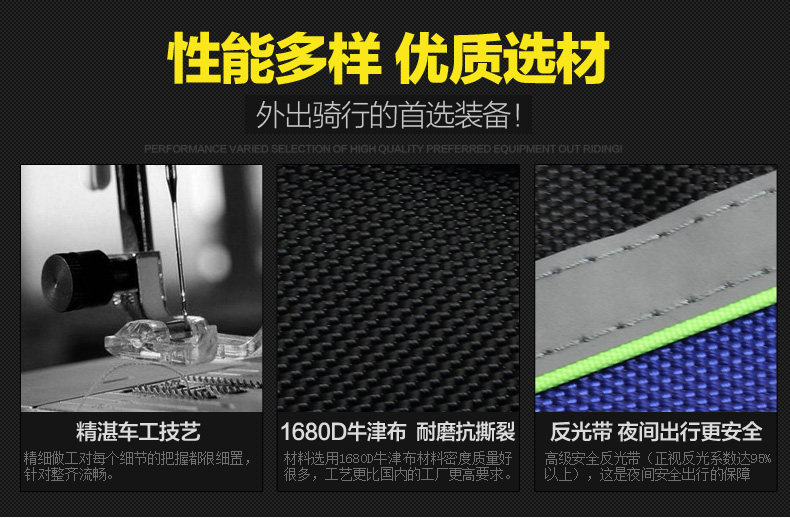 Sacoche pour vélo mixte YONGRUIH - Ref 2212897 Image 15