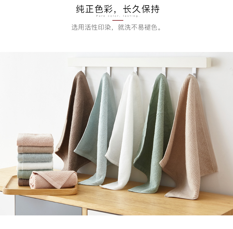 Khăn tay cotton rừng Muji Bộ ba mảnh mềm mại và thoải mái T1301 - Khăn tắm / áo choàng tắm khăn tắm cotton