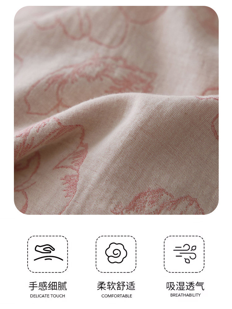 Muji Four-Piece Bed Set, Pure Cotton, 2024 New Model, Light Luxury, High-End Feel, Master Bedroom Bedding, Duvet Cover, Fitted Sheet