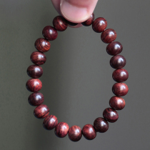 8 10mm Hainan Huanghuali hand string wearing grade oil pear water ripple single circle Sea Sandalwood Buddha beads c Abacus beads
