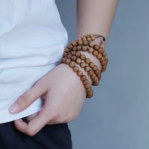 Wearing Class India Old Mountain Honolulu 108 Multi-circle Handmaid Male Bracelet Pennies Sandalwood Buddies Pearl B 6mm