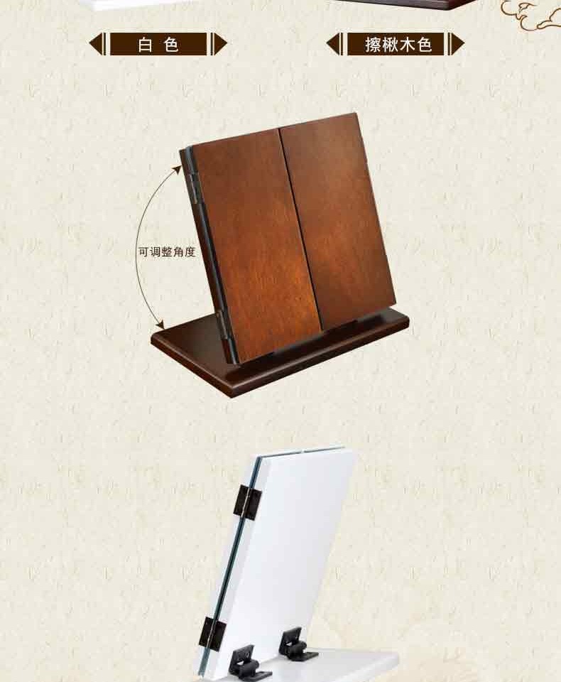 Tianyi polka máy tính để bàn trang điểm Gương sáng tạo gấp gương di động mang theo gương quà tặng sinh nhật - Gương gương để bàn