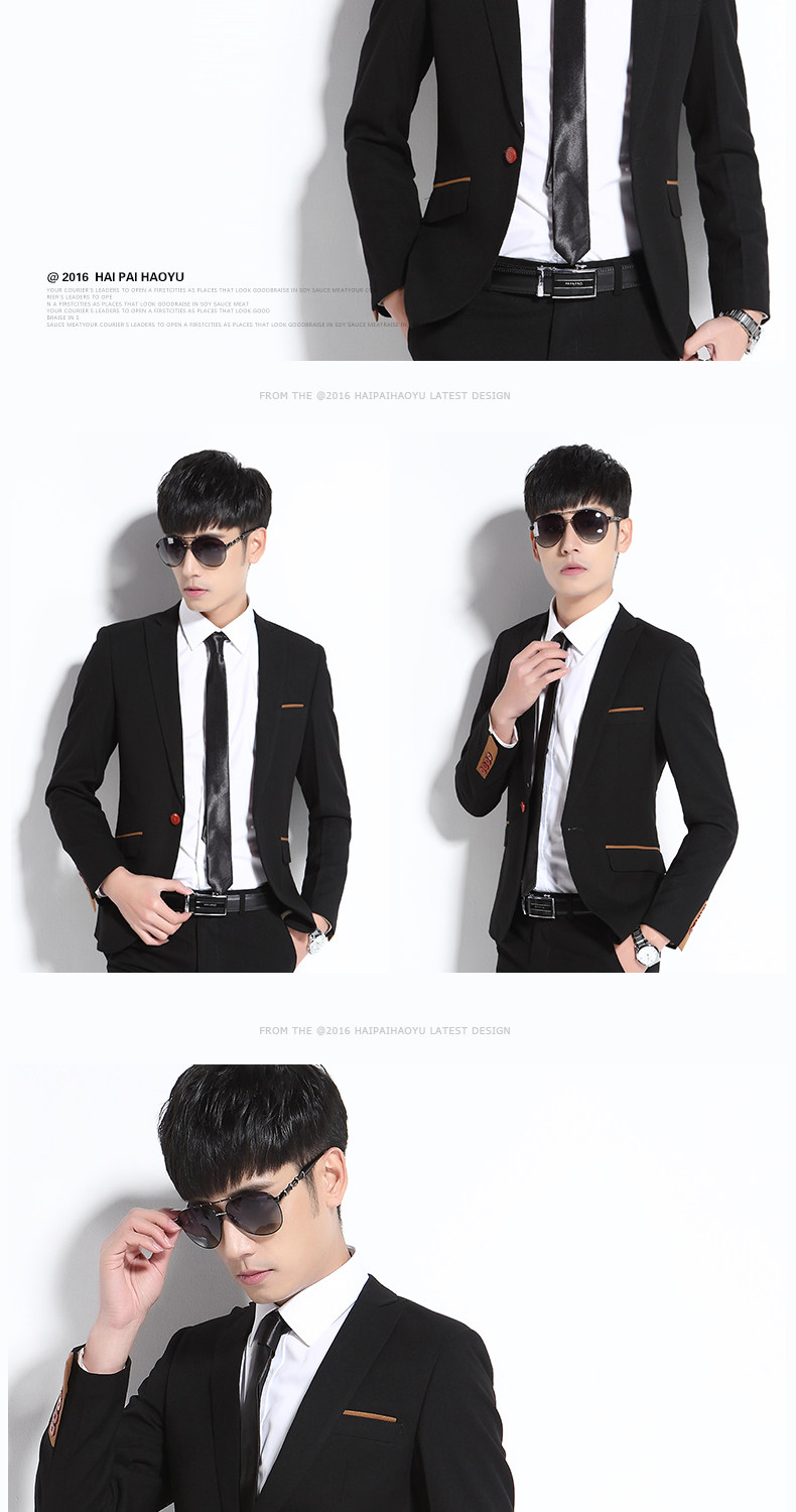 Costume homme HAIPAI HAOYU 100% Polyester pour printemps - Ref 1549843 Image 12